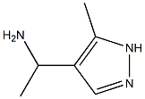 1-(5-methyl-1H-pyrazol-4-yl)ethan-1-amine 结构式