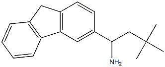 1-(9H-fluoren-3-yl)-3,3-dimethylbutan-1-amine 结构式