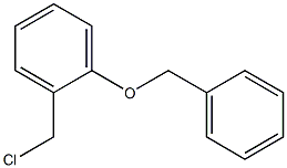 1-(苄氧基)-2-(氯甲基)苯 结构式