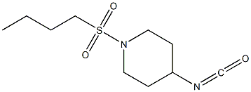 1-(butylsulfonyl)-4-isocyanatopiperidine 结构式