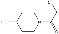 1-(chloroacetyl)piperidin-4-ol 结构式