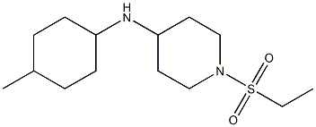 1-(ethanesulfonyl)-N-(4-methylcyclohexyl)piperidin-4-amine 结构式