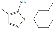 1-(heptan-4-yl)-4-methyl-1H-pyrazol-5-amine 结构式