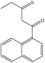 1-(naphthalen-1-yl)pentane-1,3-dione 结构式