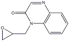 1-(oxiran-2-ylmethyl)-1,2-dihydroquinoxalin-2-one 结构式