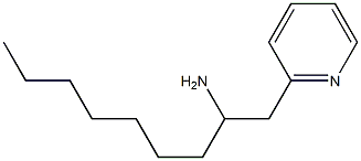 1-(pyridin-2-yl)nonan-2-amine 结构式