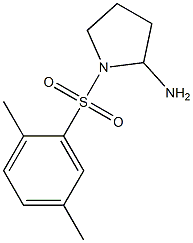 1-[(2,5-dimethylbenzene)sulfonyl]pyrrolidin-2-amine 结构式