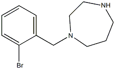 1-[(2-bromophenyl)methyl]-1,4-diazepane 结构式