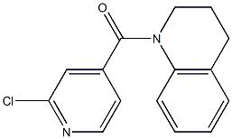 1-[(2-chloropyridin-4-yl)carbonyl]-1,2,3,4-tetrahydroquinoline 结构式