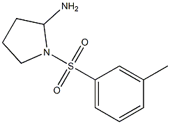 1-[(3-methylbenzene)sulfonyl]pyrrolidin-2-amine 结构式