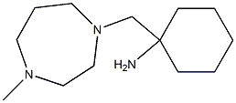 1-[(4-methyl-1,4-diazepan-1-yl)methyl]cyclohexan-1-amine 结构式