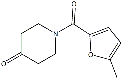 1-[(5-methylfuran-2-yl)carbonyl]piperidin-4-one 结构式