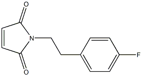 1-[2-(4-fluorophenyl)ethyl]-2,5-dihydro-1H-pyrrole-2,5-dione 结构式