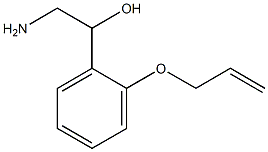 1-[2-(allyloxy)phenyl]-2-aminoethanol 结构式