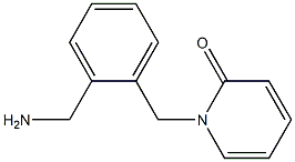 1-[2-(aminomethyl)benzyl]pyridin-2(1H)-one 结构式