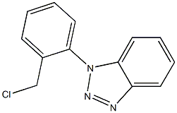1-[2-(chloromethyl)phenyl]-1H-1,2,3-benzotriazole 结构式