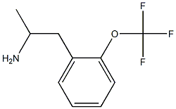 1-[2-(trifluoromethoxy)phenyl]propan-2-amine 结构式