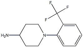 1-[2-(trifluoromethyl)phenyl]piperidin-4-amine 结构式