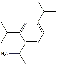 1-[2,4-bis(propan-2-yl)phenyl]propan-1-amine 结构式
