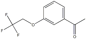 1-[3-(2,2,2-trifluoroethoxy)phenyl]ethanone 结构式