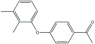 1-[4-(2,3-dimethylphenoxy)phenyl]ethan-1-one 结构式