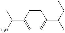 1-[4-(butan-2-yl)phenyl]ethan-1-amine 结构式