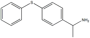 1-[4-(phenylsulfanyl)phenyl]ethan-1-amine 结构式