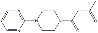 1-[4-(pyrimidin-2-yl)piperazin-1-yl]butane-1,3-dione 结构式