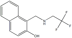 1-{[(2,2,2-trifluoroethyl)amino]methyl}-2-naphthol 结构式