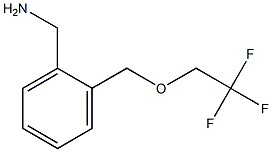 1-{2-[(2,2,2-trifluoroethoxy)methyl]phenyl}methanamine 结构式