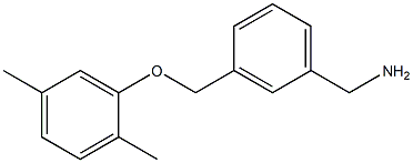 1-{3-[(2,5-dimethylphenoxy)methyl]phenyl}methanamine 结构式