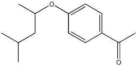 1-{4-[(4-methylpentan-2-yl)oxy]phenyl}ethan-1-one 结构式