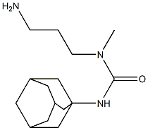 1-adamantan-1-yl-3-(3-aminopropyl)-3-methylurea 结构式