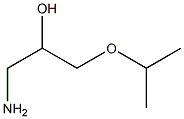 1-amino-3-(propan-2-yloxy)propan-2-ol 结构式