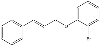 1-bromo-2-[(3-phenylprop-2-en-1-yl)oxy]benzene 结构式