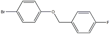 1-bromo-4-[(4-fluorophenyl)methoxy]benzene 结构式