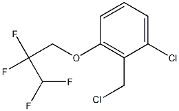 1-chloro-2-(chloromethyl)-3-(2,2,3,3-tetrafluoropropoxy)benzene 结构式