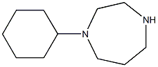 1-cyclohexyl-1,4-diazepane 结构式