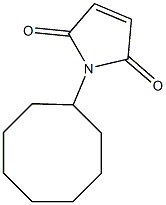 1-cyclooctyl-2,5-dihydro-1H-pyrrole-2,5-dione 结构式