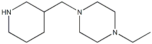 1-ethyl-4-(piperidin-3-ylmethyl)piperazine 结构式