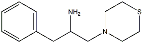 1-phenyl-3-(thiomorpholin-4-yl)propan-2-amine 结构式