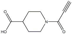 1-propioloylpiperidine-4-carboxylic acid 结构式