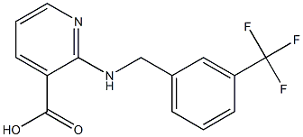 2-({[3-(trifluoromethyl)phenyl]methyl}amino)pyridine-3-carboxylic acid 结构式