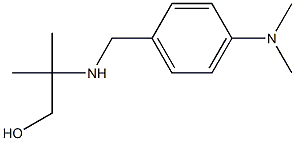 2-({[4-(dimethylamino)phenyl]methyl}amino)-2-methylpropan-1-ol 结构式
