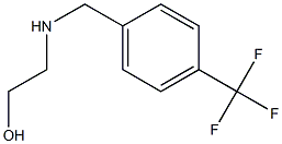 2-({[4-(trifluoromethyl)phenyl]methyl}amino)ethan-1-ol 结构式