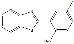 2-(1,3-benzothiazol-2-yl)-4-methylaniline 结构式
