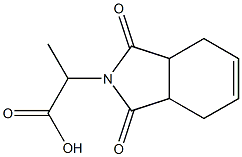 2-(1,3-dioxo-2,3,3a,4,7,7a-hexahydro-1H-isoindol-2-yl)propanoic acid 结构式