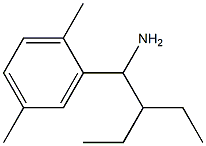 2-(1-amino-2-ethylbutyl)-1,4-dimethylbenzene 结构式