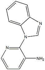 2-(1H-benzimidazol-1-yl)pyridin-3-amine 结构式