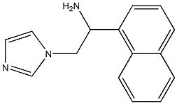 2-(1H-imidazol-1-yl)-1-(1-naphthyl)ethanamine 结构式